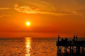 jeddah sunset sea