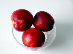 Tasty healthy sweet peaches