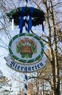 beer bar street sign