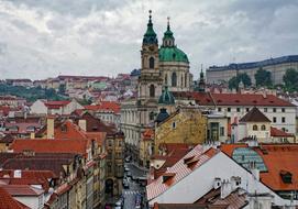 Cathedral with green domes