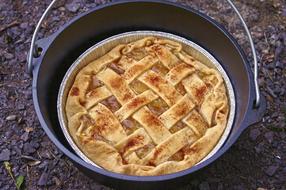 hot baking in a pot