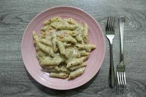 delicious pasta on a plate