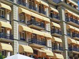 house balconies landscape