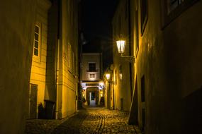 Alley Night Dark