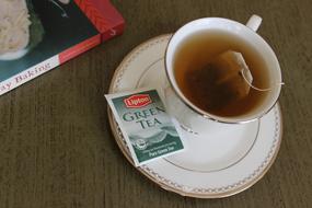 bagged hot tea