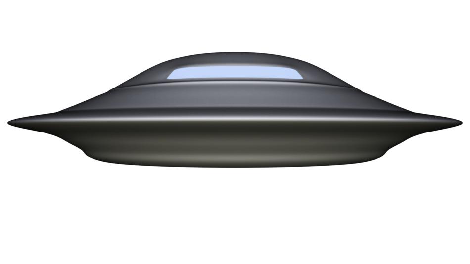 painted gray ufo