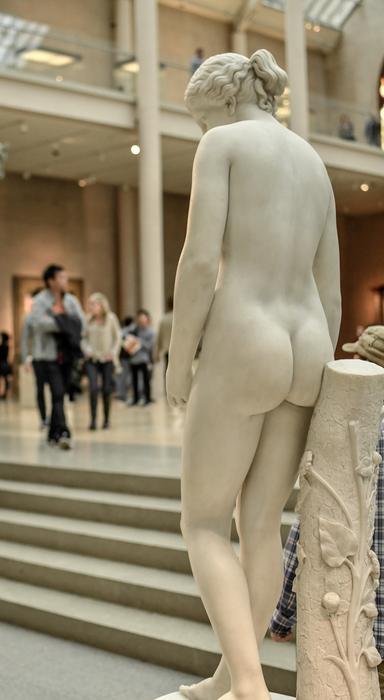 stone sculpture of a girl