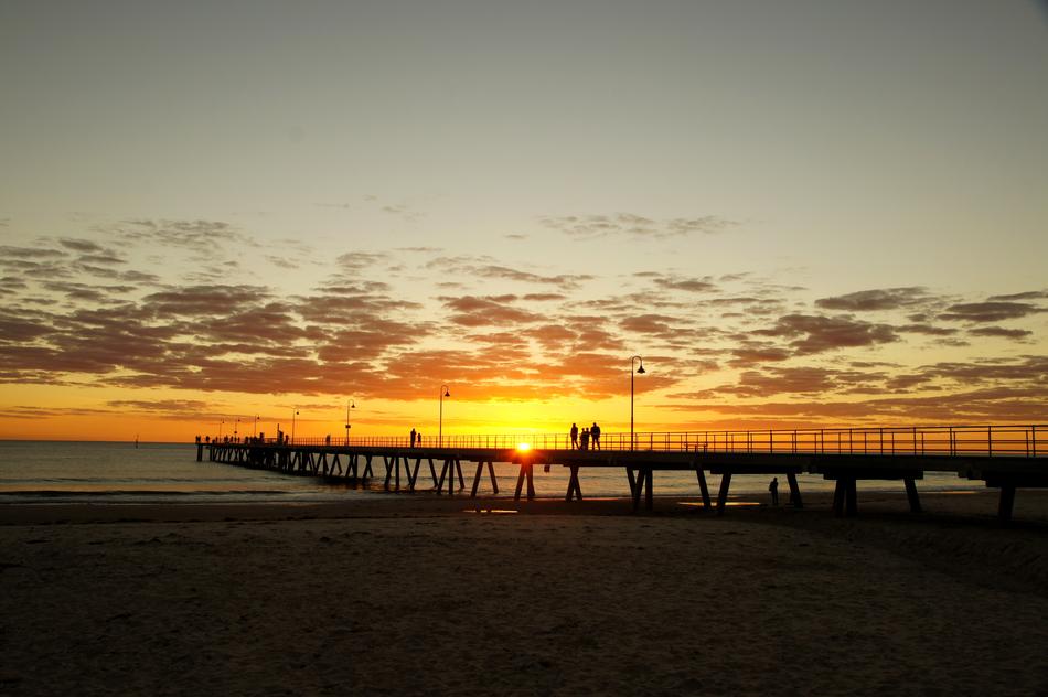 Sunset Sea Beach