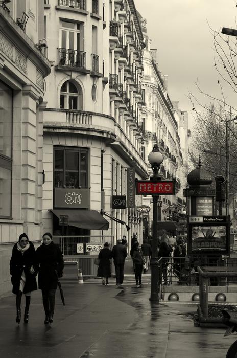 Paris Metro Station