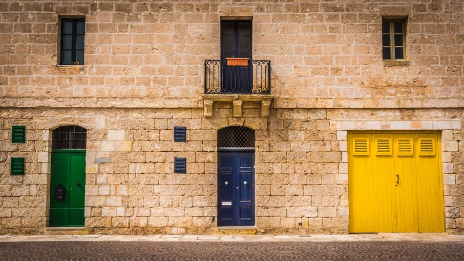 Architecture Doors Yellow