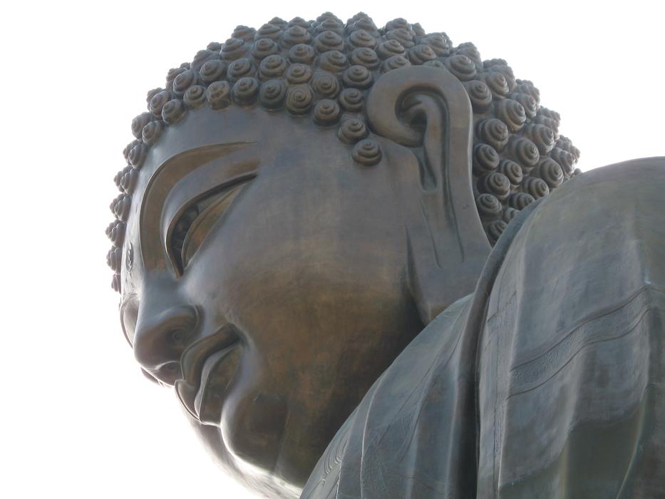 buddha head sculpture