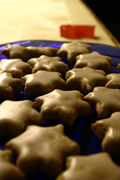 sweet star shaped pastries