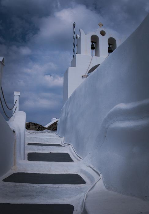 Greece White Church
