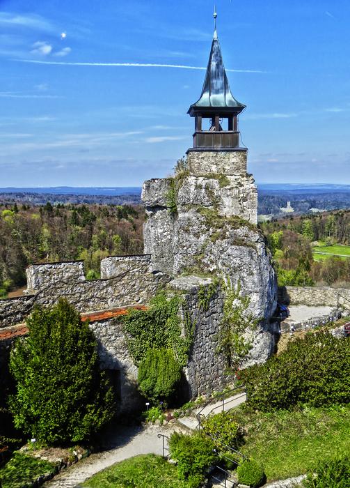 Tower Castle Donjon Stone wall