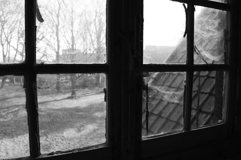 Abandoned Window Canvas