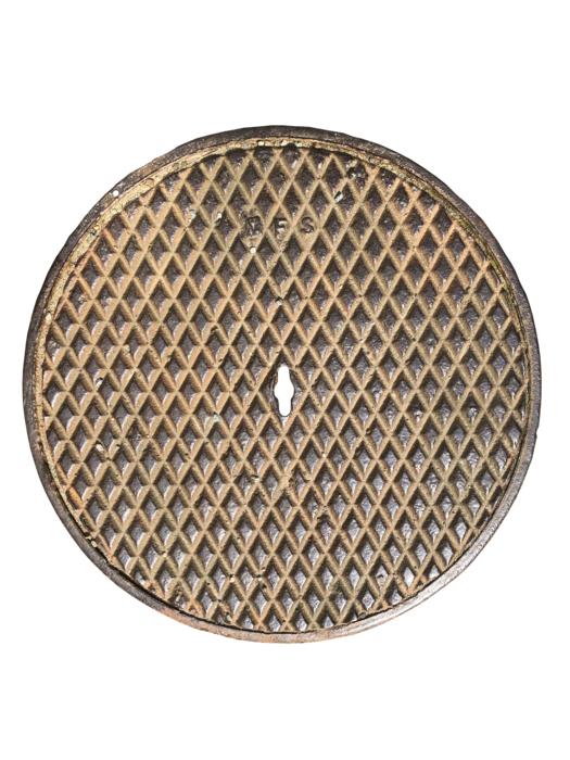 Rusty Manhole Cover
