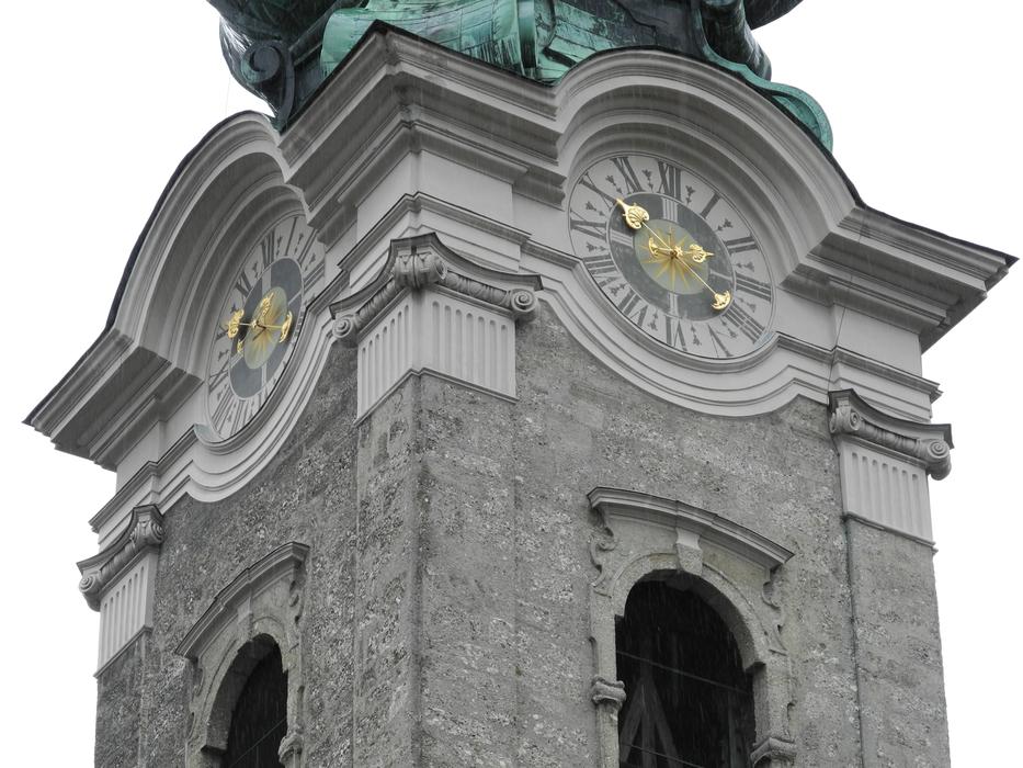 Clock Tower Church Rain