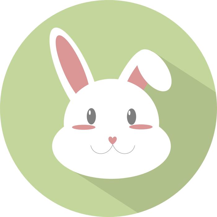 rabbit icon animal cartoon