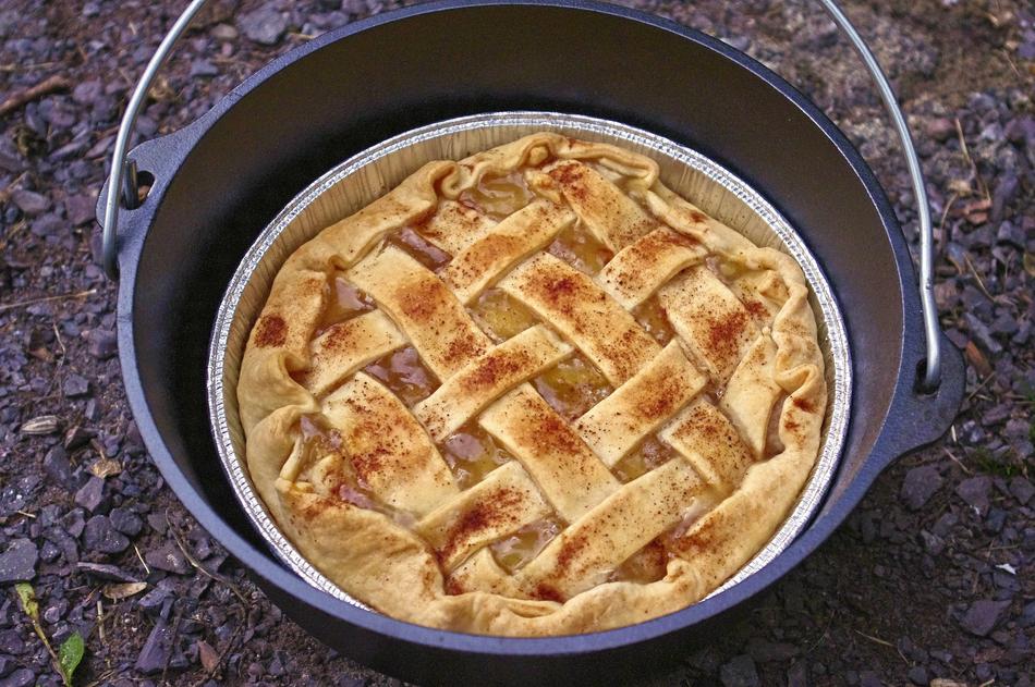 hot baking in a pot