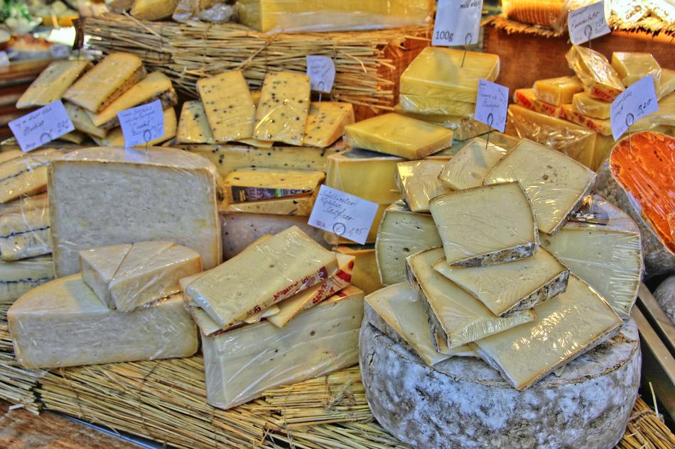 sale of dairy salty cheese
