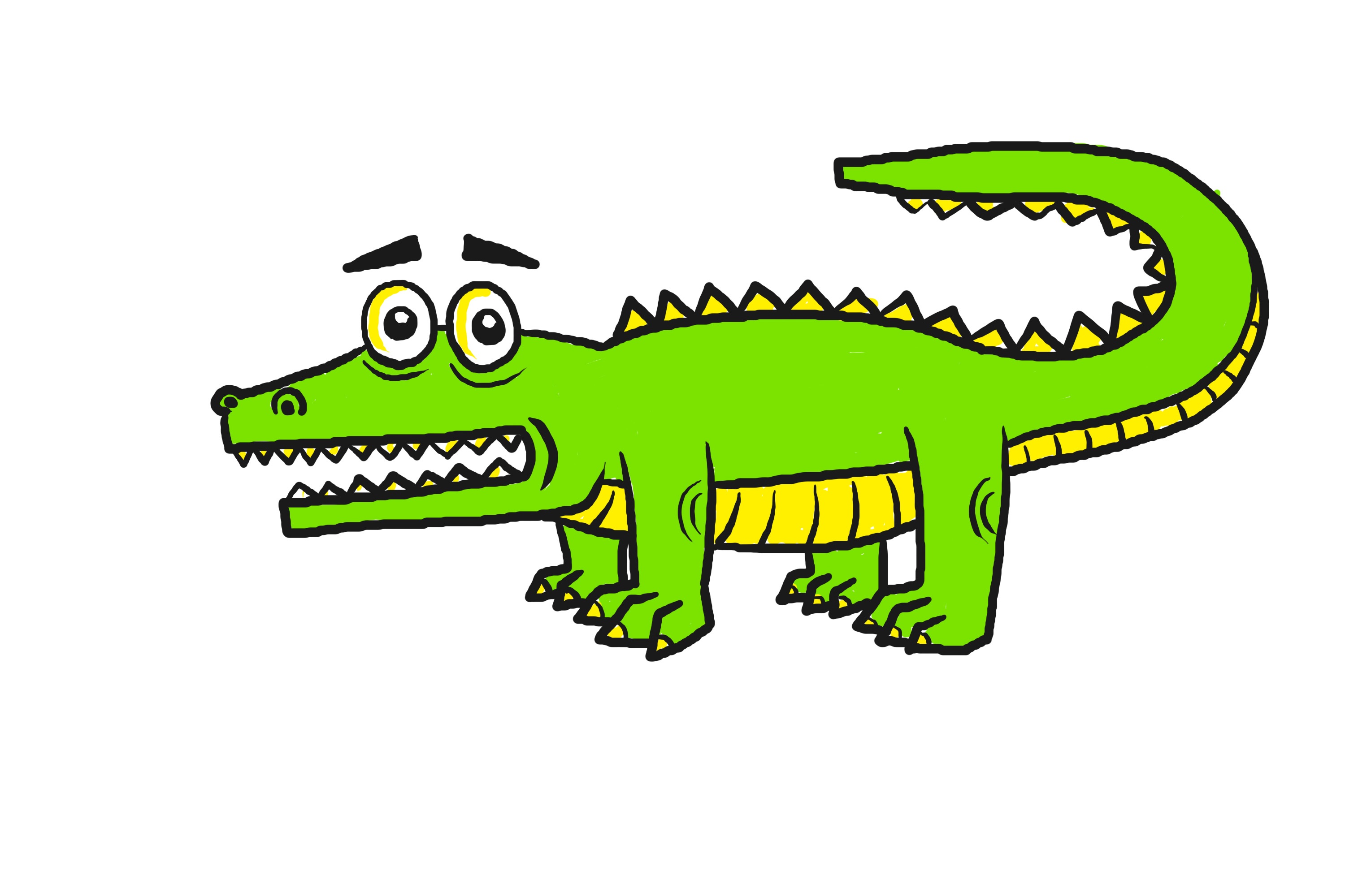 Крокодильчик (для детей)