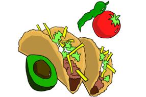 spicy tacos and avacado rsiunok