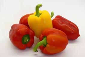 ripe delicious colored peppers