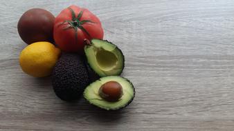 colored vegetables and fruit