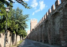 castle old fence view