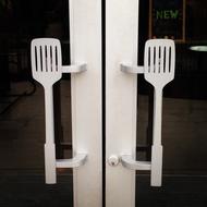 funny restaurant door handles