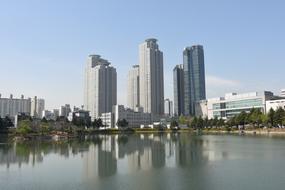 houses street water view lake view