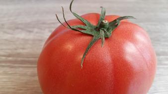 Closeup of a ripe tomato