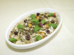 healthy vegetable salad in a bowl