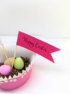 small colored holiday eggs