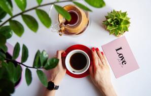 favorite coffee on the table
