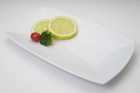 Lemon snack with tomato and broccoli