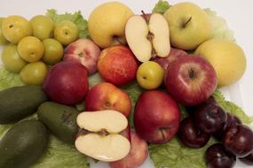 Healthy juicy fruits