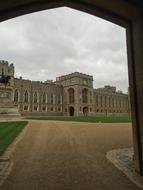 old university courtyard