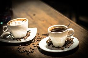 aromatic bitter bean coffee