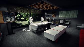 recording studio concept room