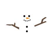 white snowman