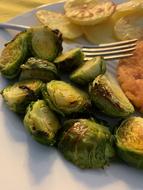 roasted fresh cabbage