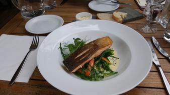 fish and vegetables