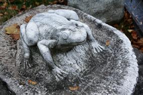 Frog Stone Sculpture