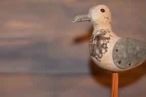 Gull Bird Wood figure