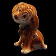 Ceramic Puppy Figurine Porcelain