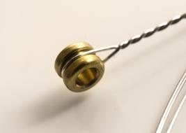 String of electric Guitar, macro