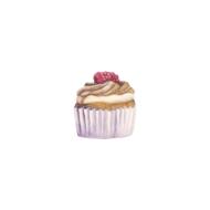 creamy sweet cupcake