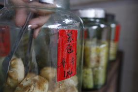 snacks in glass jars