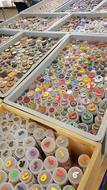 buttons and thread shop Stock